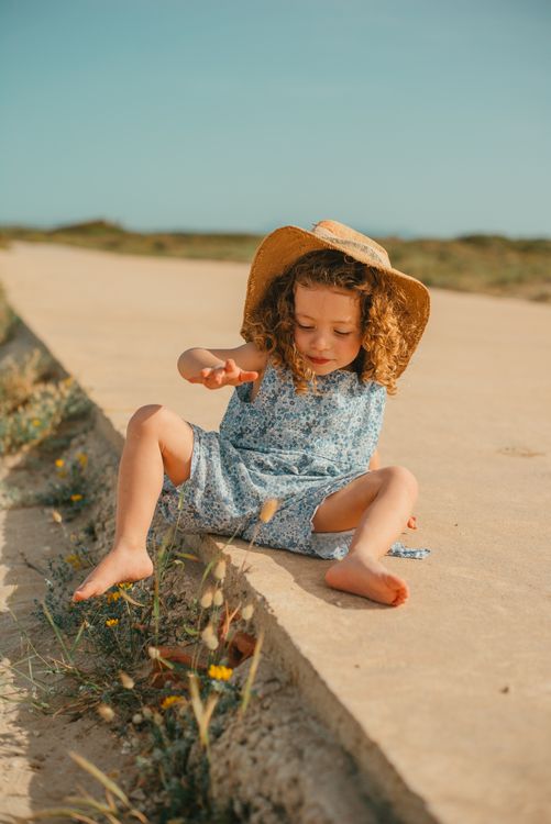 Salopette d'été liberty