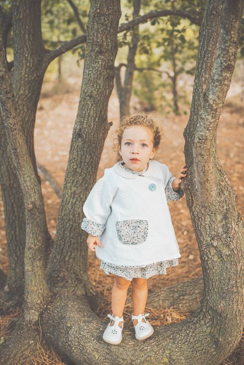 Veste blanche/liberty réversible 