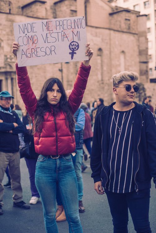 Revendication femme agressée en Espagne 