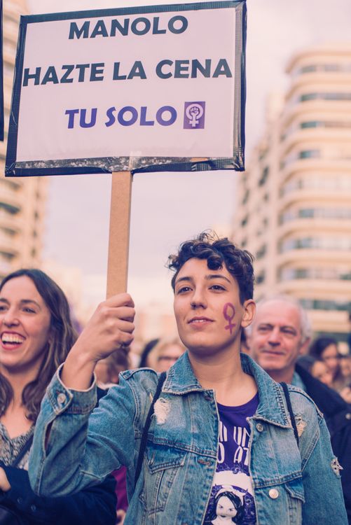 8M Valencia, women's protest