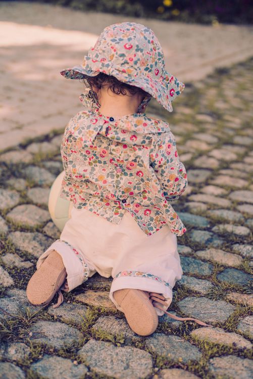 Chemisier et chapeau liberty enfant