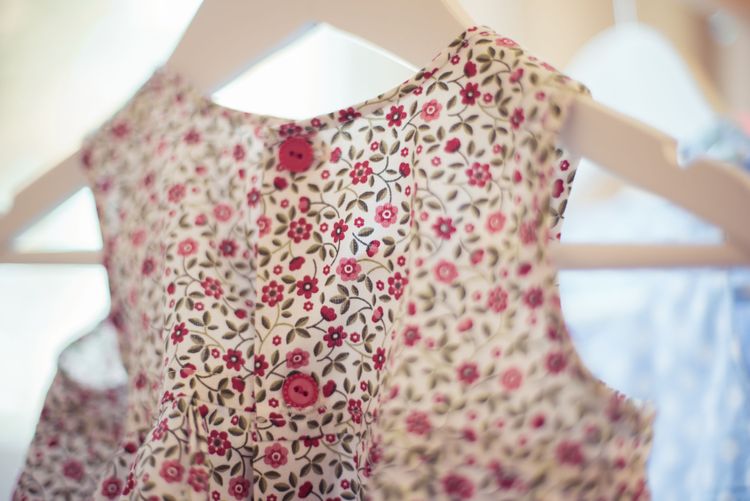 Détails robe enfant 