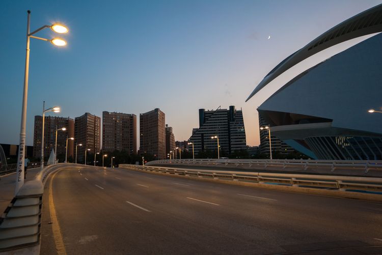 Road Ciudad de las Artes y las Ciencias