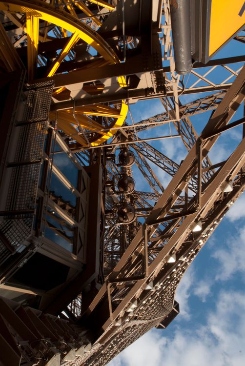 Looking up on Tour Eiffel