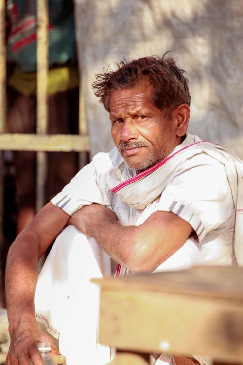 Portrait man in Kolkata