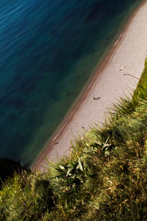 Plongée sur Étretat